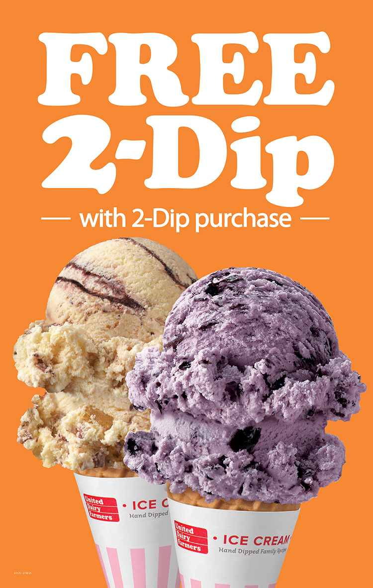 BOGO Free 2-Dip Ice Cream