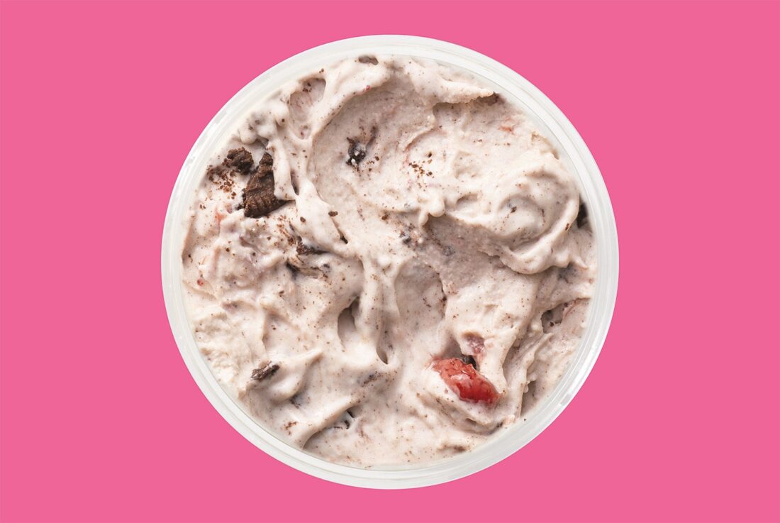 Strawberry Cookies 'n Cream Ice Cream Quake